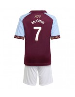 Aston Villa John McGinn #7 Domácí dres pro děti 2025-26 Krátký Rukáv (+ trenýrky)